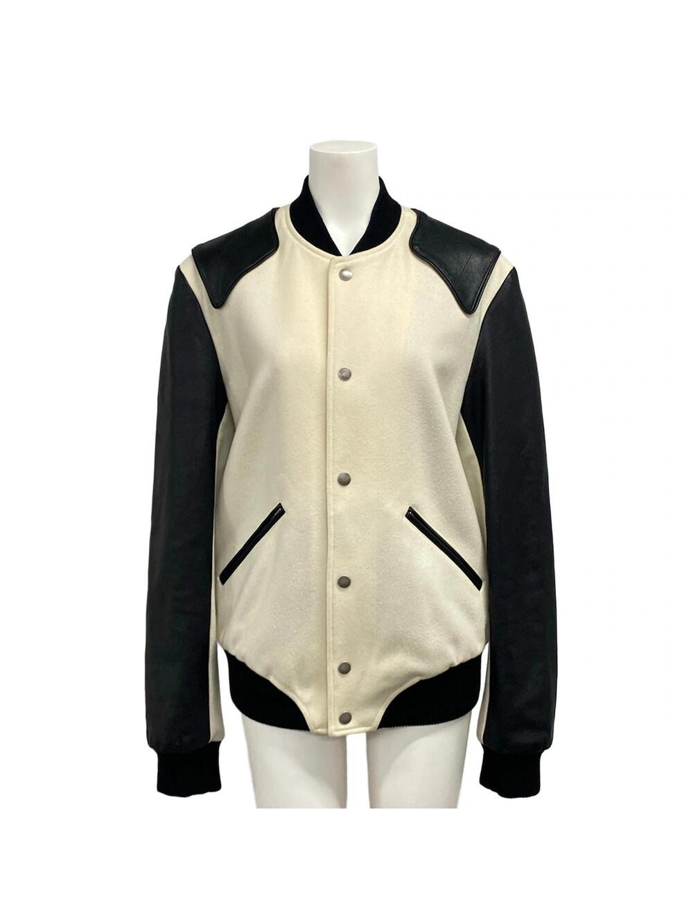 Saint Laurent Paris Cream Black [Outer #288591S98B